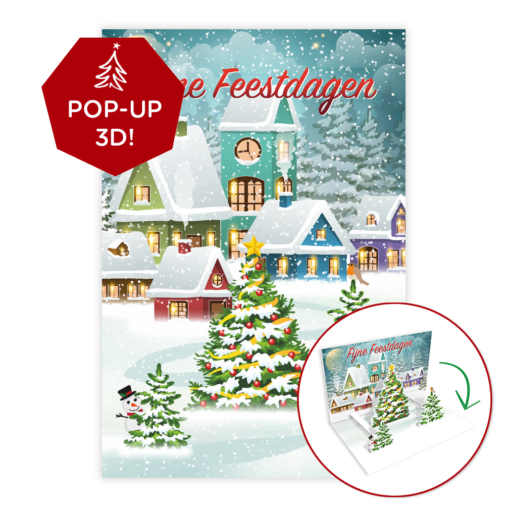 ZB0117 - Sneeuwlandschap <br> pop-up