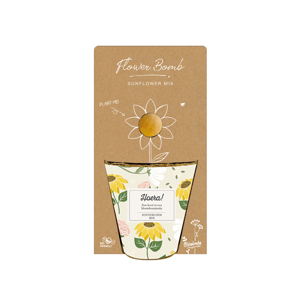 ZB0207 - Blossombs grow kit met zonnebloem mix